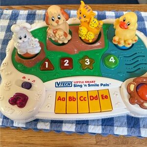 vtech | Toys | Vintage Vtech Little Smart Sing N Smile Pals Musical ...